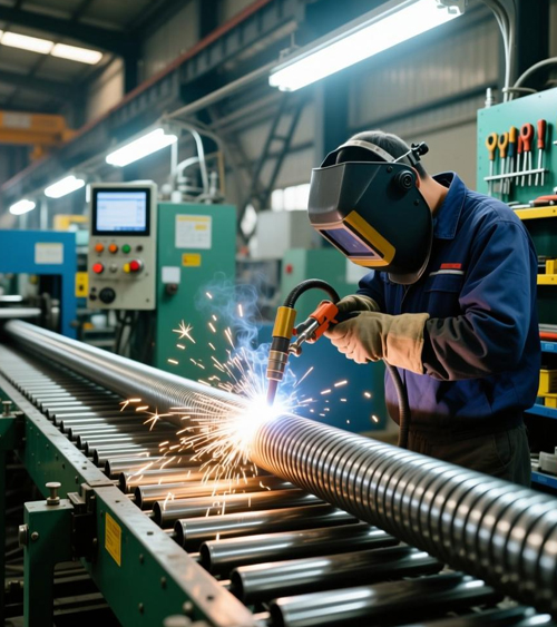 翅片管高频焊螺旋片管